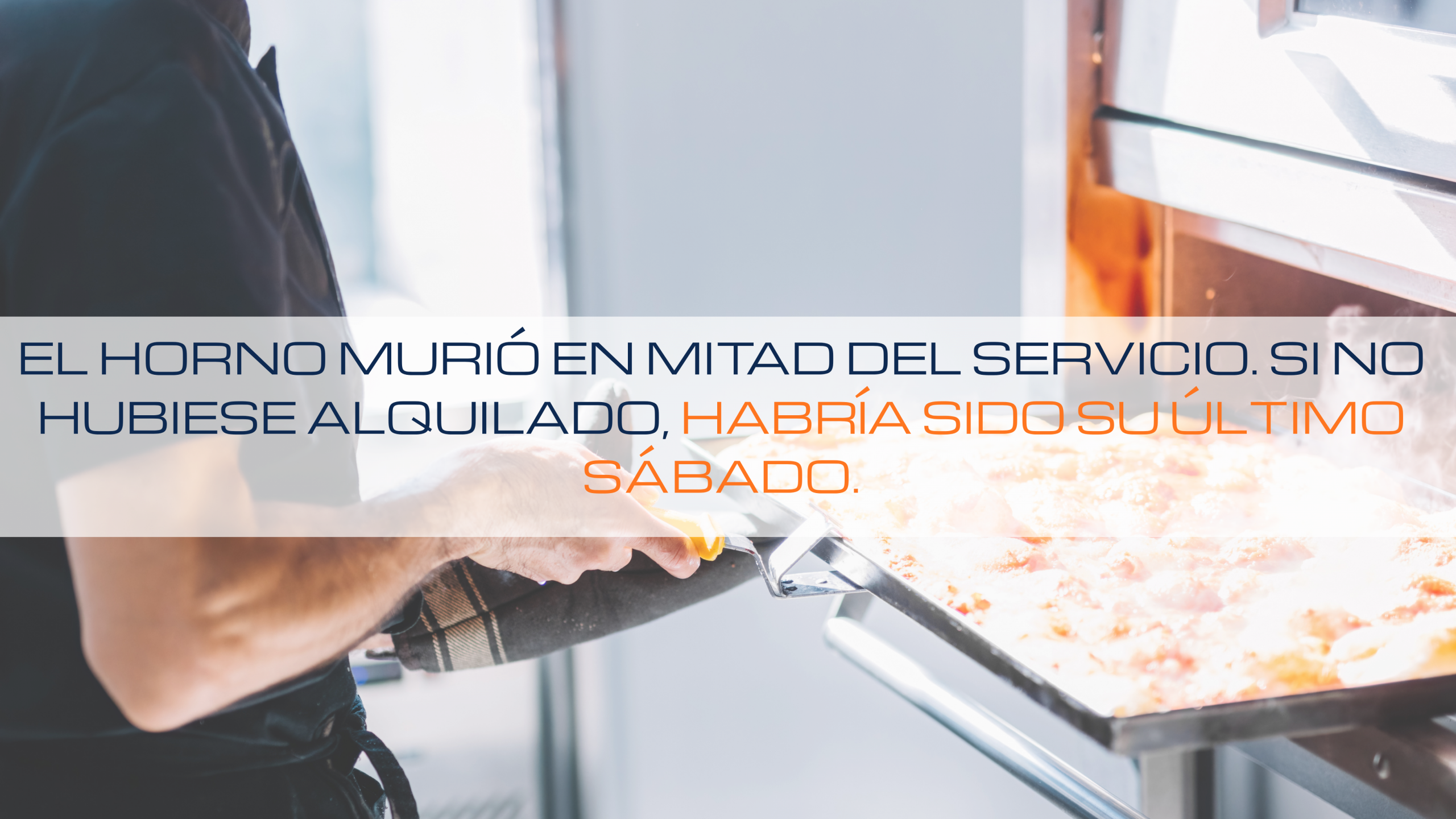 En este momento estás viendo 🍗 El horno murió en mitad del servicio. Si no hubiese alquilado, habría sido su último sábado.