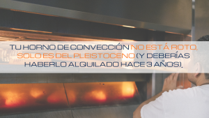 Lee más sobre el artículo 🍴 Tu horno de convección no está roto, solo es del pleistoceno (y deberías haberlo alquilado hace 3 años)